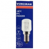 Лампа для холодильников и швейных машин Tungsram T25 15W P1 FRID E14 230V d25x55mm