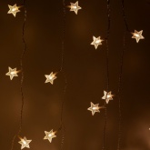 Светодиодная гирлянда ЭРА ENIZ-64W занавес Звездочки 1,2х1,3м теплый белый 64LED IP20 220V