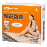 Греющий кабель TDM двухжильный теплый пол в стяжку ПРОФИ 15м 300Вт S укладки 1,7-2,4м2