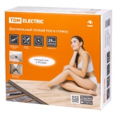 Греющий кабель TDM двухжильный теплый пол в стяжку ПРОФИ 21м 400Вт S укладки 2,4-3,3м2