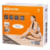 Греющий кабель TDM двухжильный теплый пол в стяжку ПРОФИ 51м 1000Вт S укладки 5,9-8,3м2