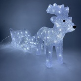 Фигура ЭРА ENIOF-11 LED Олень с санями, 220V