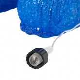 Акриловая светодиодная фигура Санта Клаус приветствует 60см 200LED 8W 24V IP44