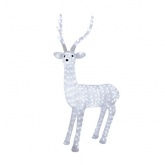 Акриловая светодиодная фигура Северный олень, 130см 380LED 14W 24V IP44 трансформатор в комплекте