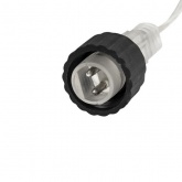 Акриловая светодиодная фигура Мишка с красной ленточкой, 60см 200LED 8W 24V IP44