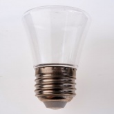 Лампа светодиодная колокольчик прозрачный Feron LB-372 1W 230V E27 белый (6400K холодный свет)