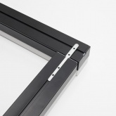 Светильник светодиодный Feron AL4020 24W 4000K 2400Lm матовый, корпус алюминиевый черный 1180x50x55