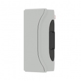 Щиток настенный RAM base на 12 модулей прозрачная дверь клеммный блок 160А серый IP65 DKC