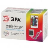 Контроллер ЭРА для светодиодной ленты RGBcontroller-12/24V-72W/144W (5056306044373)