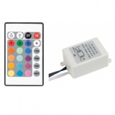 Контроллер с ИК-пультом Foton IR24B 72W 12-24V для светодиодных лент RGB