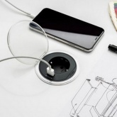 Крышка прозрачная для настольных встраиваемых розеточных блоков SE Unica System