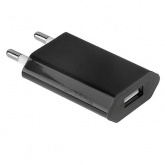 Сетевое зарядное устройство Rexant для iPhone USB (СЗУ) (1000 mA) черное