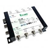 Мультисвитч Lans 3 х 8 3 входа (2 SAT + 1 TV), 8 выходов, активный, с внешним блоком питания