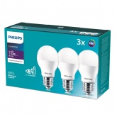 Лампа светодиодная Philips ESS LED Bulb 11W 4000K E27 упаковка 3шт.