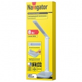 Светильник светодиодный Navigator 80 319 NDF-D035-8W-MK-WH-LED 8W 2700-6000K 500Lm на основании, бел