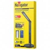 Светильник светодиодный Navigator 80 322 NDF-D044-8W-MK-BL-LED 8W 2700-6000K 300Lm на основании, чер