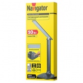 Светильник светодиодный Navigator 80 689 NDF-D038-10W-4K-BL-LED 10W 4000K 700Lm на основании, черный