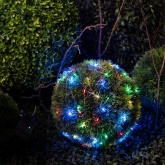 Садовая гирлянда ЭРА ERASF22-43 на солнечной батарее Нить мультиколор 100 microLED 10м IP44