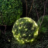 Садовая гирлянда ЭРА ERASF22-42 на солнечной батарее Нить теплый свет 100 microLED, 10м IP44