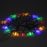 Садовая гирлянда ЭРА ERASF22-15 Бабочки на солнечной батарее 20 прозрачных фигурок 20LED 5,8м IP44