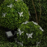 Садовая гирлянда ЭРА ERASF22-15 Бабочки на солнечной батарее 20 прозрачных фигурок 20LED 5,8м IP44