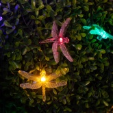 Садовая гирлянда ЭРА ERASF22-16 Стрекоза на солнечной батарее 20 прозрачных фигурок 5,8м IP44