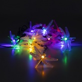 Садовая гирлянда ЭРА ERASF22-16 Стрекоза на солнечной батарее 20 прозрачных фигурок 5,8м IP44