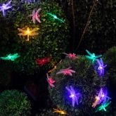 Садовая гирлянда ЭРА ERASF22-16 Стрекоза на солнечной батарее 20 прозрачных фигурок 5,8м IP44