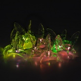 Садовая гирлянда ЭРА ERASF22-26 Колибри на солнечной батарее 10 прозрачных фигурок, 3.8 метра IP44