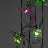 Садовая гирлянда ЭРА ERASF22-26 Колибри на солнечной батарее 10 прозрачных фигурок, 3.8 метра IP44