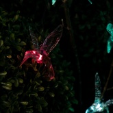 Садовая гирлянда ЭРА ERASF22-26 Колибри на солнечной батарее 10 прозрачных фигурок, 3.8 метра IP44