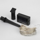 Садовая гирлянда ЭРА ERASF22-17 Нить на солнечной батарее, холодный свет 200 microLED 21,9м IP44