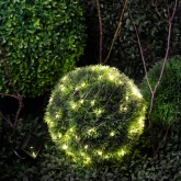 Садовая гирлянда ЭРА ERASF22-18 Нить на солнечной батарее теплый свет 200 microLED 21,9м IP44