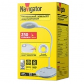 Светильник светодиодный Navigator 93 157 NDF-D031-4W-4K-WH-LED 4W 4000K 230Lm на основании, белый