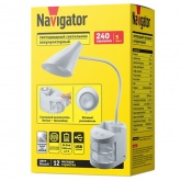 Светильник светодиодный Navigator 93 159 NDF-D036-5W-4K-WH-LED 5W 4000K 240Lm на основании, белый