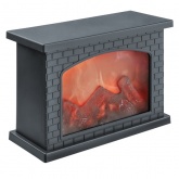 Светодиодный камин Navigator 93 214 NSL-07 с эффектом живого огня 28х12х20см, питание от батарейки