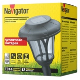 Светильник садовый Navigator 93 220 NSL-13 на солнечной батарее, пластик