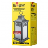 Фонарь светодиодный Navigator 93 212 NSL-05 свеча имитация пламени питание 3AAA
