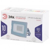 Прожектор светодиодный ЭРА LPR-031-0-65K-010 10W 6500K 800Lm IP65 белый