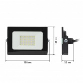 Прожектор светодиодный ЭРА LPR-021-0-65K-020 20W 6500K 1600Lm IP65