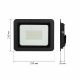 Прожектор светодиодный ЭРА LPR-061-0-65K-100 100W 6500K 9500Lm IP65