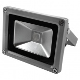 Прожектор светодиодный JazzWay PFL-10W 220V RGB-RC с пультом ДУ IP65 серый корпус