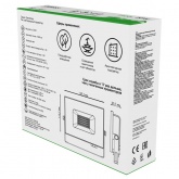 Прожектор светодиодный Gauss Elementary 20W 220V зеленый 1400lm IP65 черный корпус