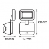 Прожектор светодиодный Ledvance Battery LED Spotlight Single BK 4W 4000K 260Lm сенсор