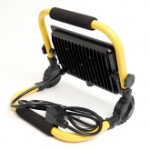 Прожектор светодиодный Feron LL-515 переносной 70W 6400K 6300Lm IP65, корпус алюминий, черный-желтый