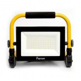 Прожектор светодиодный Feron LL-515 переносной 70W 6400K 6300Lm IP65, корпус алюминий, черный-желтый