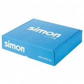 Люк Simon KF300C-1 на 6 модулей 45х45мм и 3 модуля 22,5х45мм диаметр 300мм глубина 64мм серый