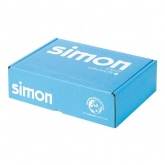 Люк Simon SF400-1 на 4 S-модуля (8 модулей 45х45мм) 250х327мм глубина 69мм серый
