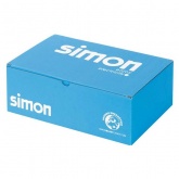 Люк Simon в фальшпол SF410-14 на 4 S-модуля (8 модулей 45х45мм) 170х265мм глубина 90-120мм графит