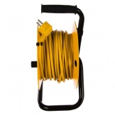 Удлинитель на катушке ИЭК Industrial 20м 3х1,0мм 10А 4 розетки с термозащитой